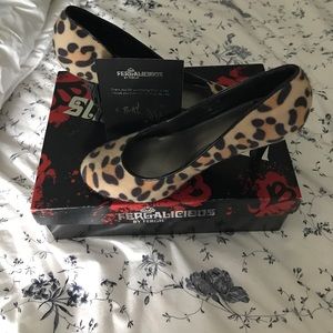 Fergalicious Leopard Heels
