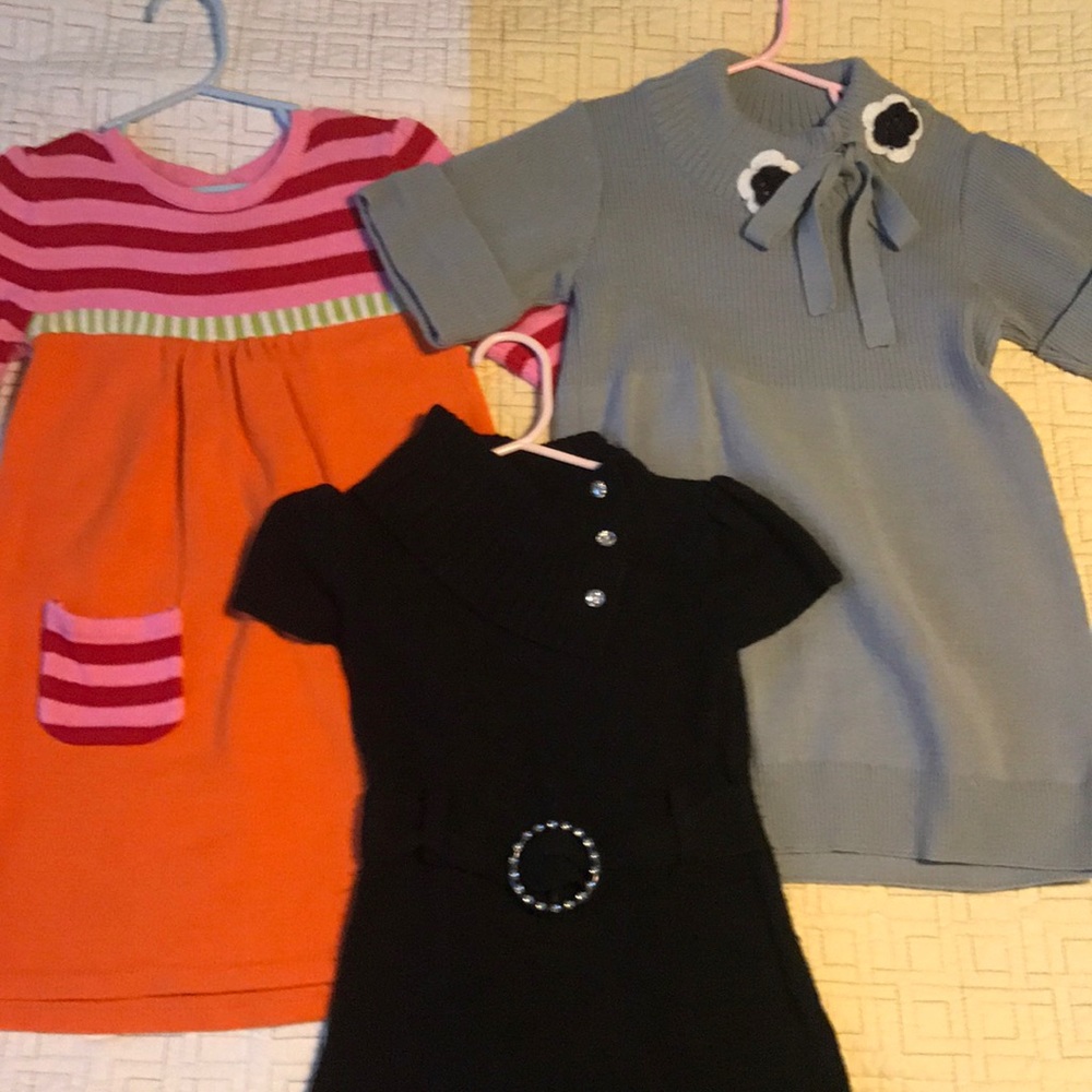 Girls sweater dress and tunic
