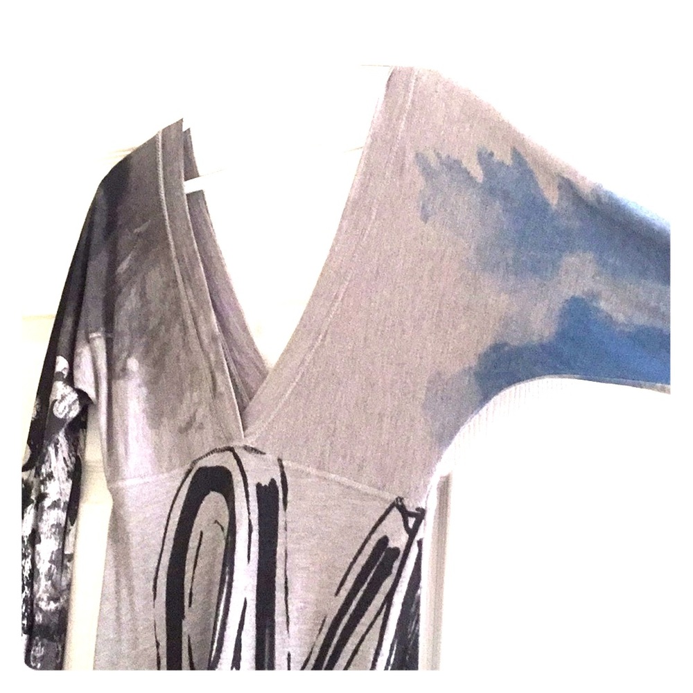 DESIGNER Couture graffiti dress