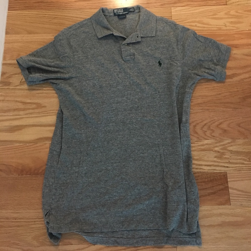 Gray Custom Fit Polo