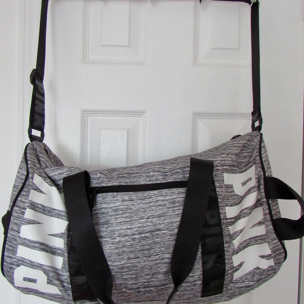 Victoria's Secret PINK Gym Duffle Marl Grey