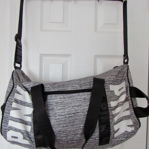 Victoria's Secret PINK Gym Duffle Marl Grey