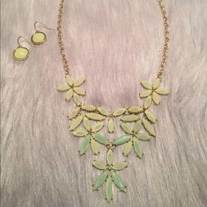 Floral petal necklace