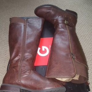 Used Wide Calf Guess Boots