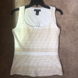 White House Black Market White Blouse