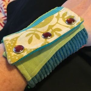 Custom Fabric Cuff w/ Hidden Pocket