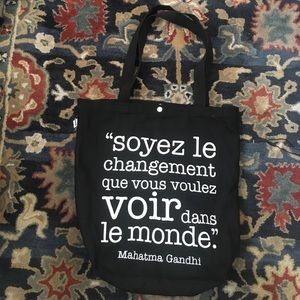 Large Gandhi tote bag