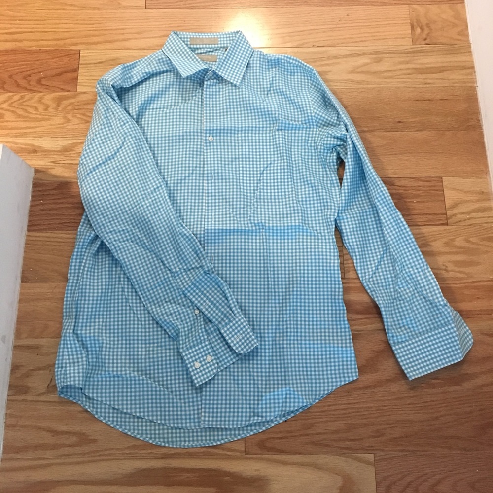 Nordstrom trim fit button down iron free