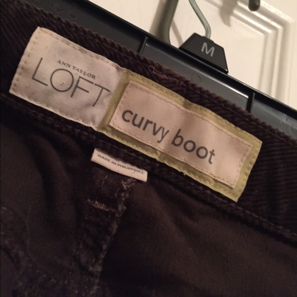 anne taylor loft size 12 brown pants