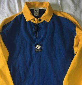 Columbia sportsware long sleve polo