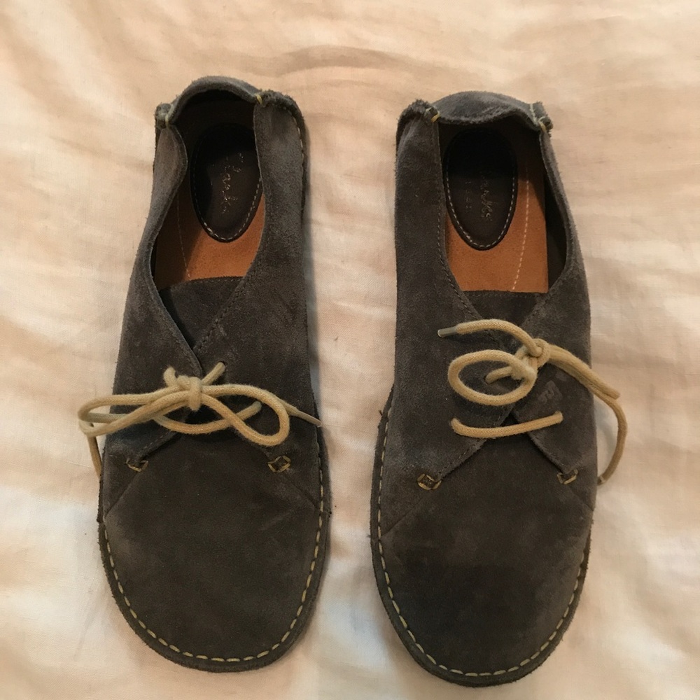 Clarks Janey Mae in Grey Suede