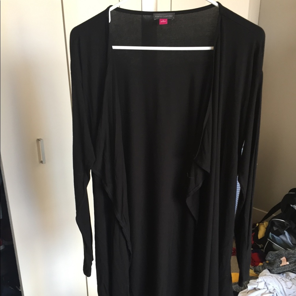 Vince Camuto black lightweight cardigan - size S