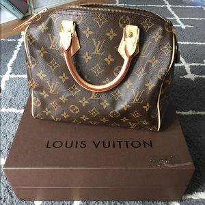 Genuine Louis Vuitton Speedy Bag