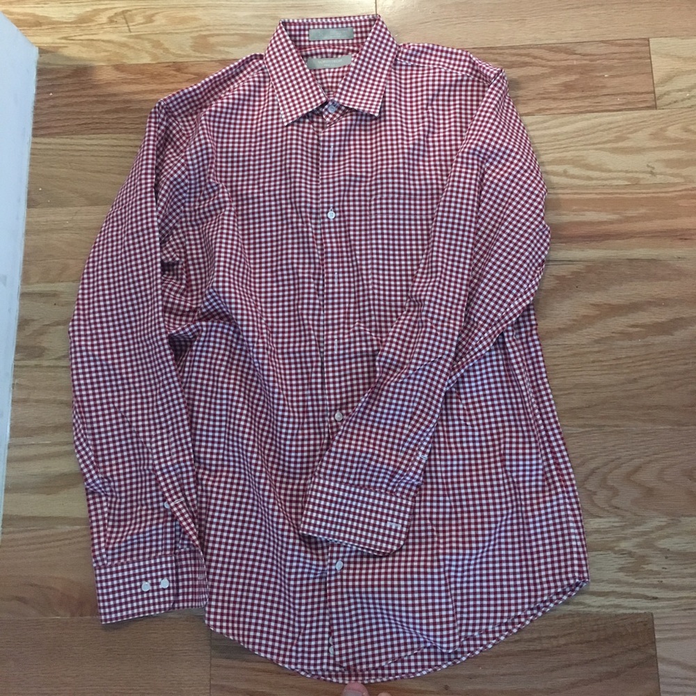 Nordstrom trim fit button down iron free