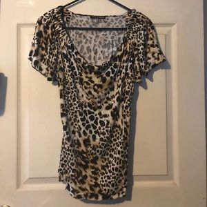 Cable & Gauge Leopard Top