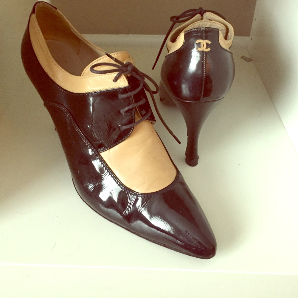 CHANEL vintage "menswear" dress loafer