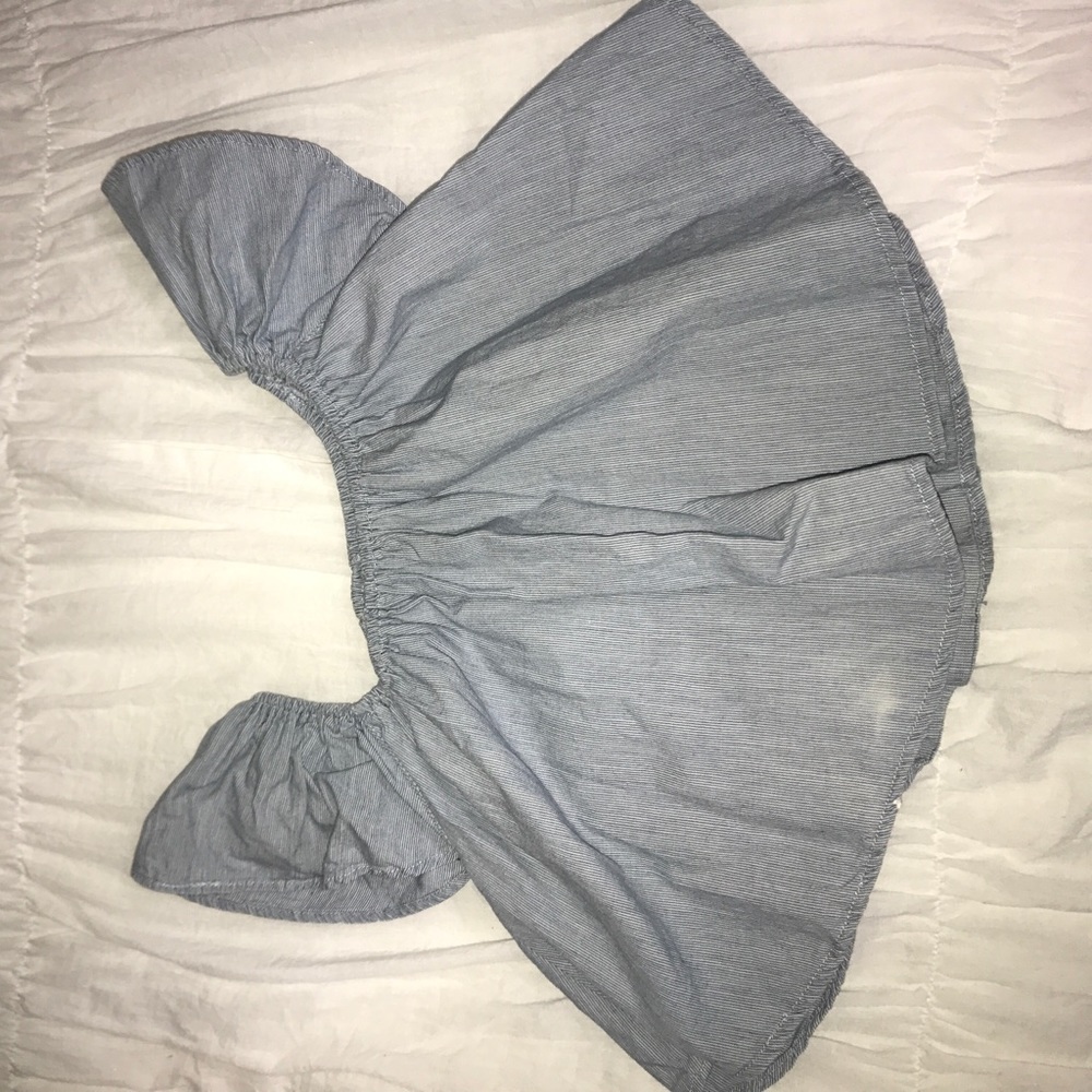 Off the shoulder crop top