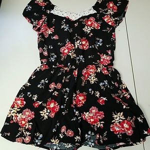 Girls floral Romper