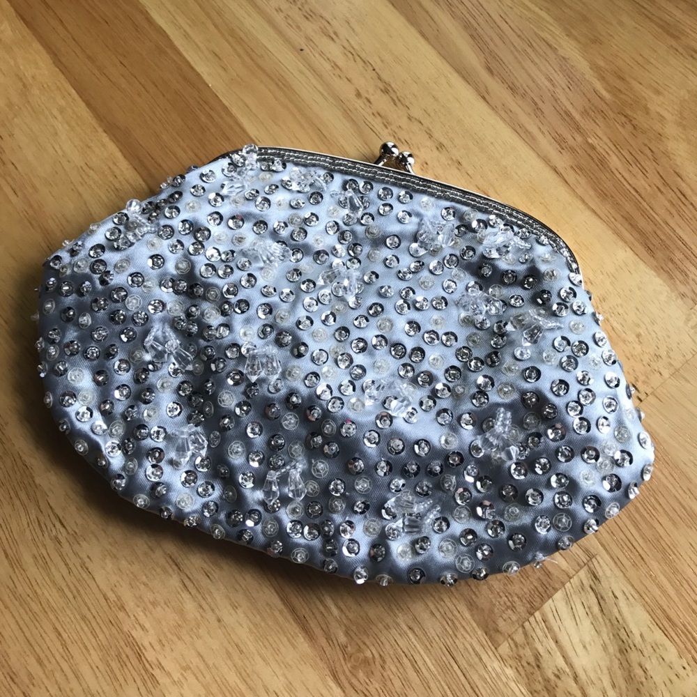 Sequin and Beaded Clutch