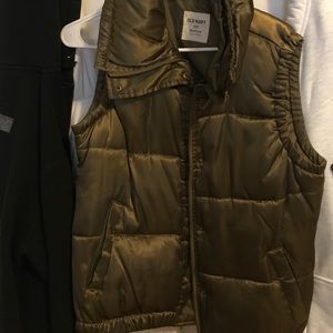 Olive green Old navy vest