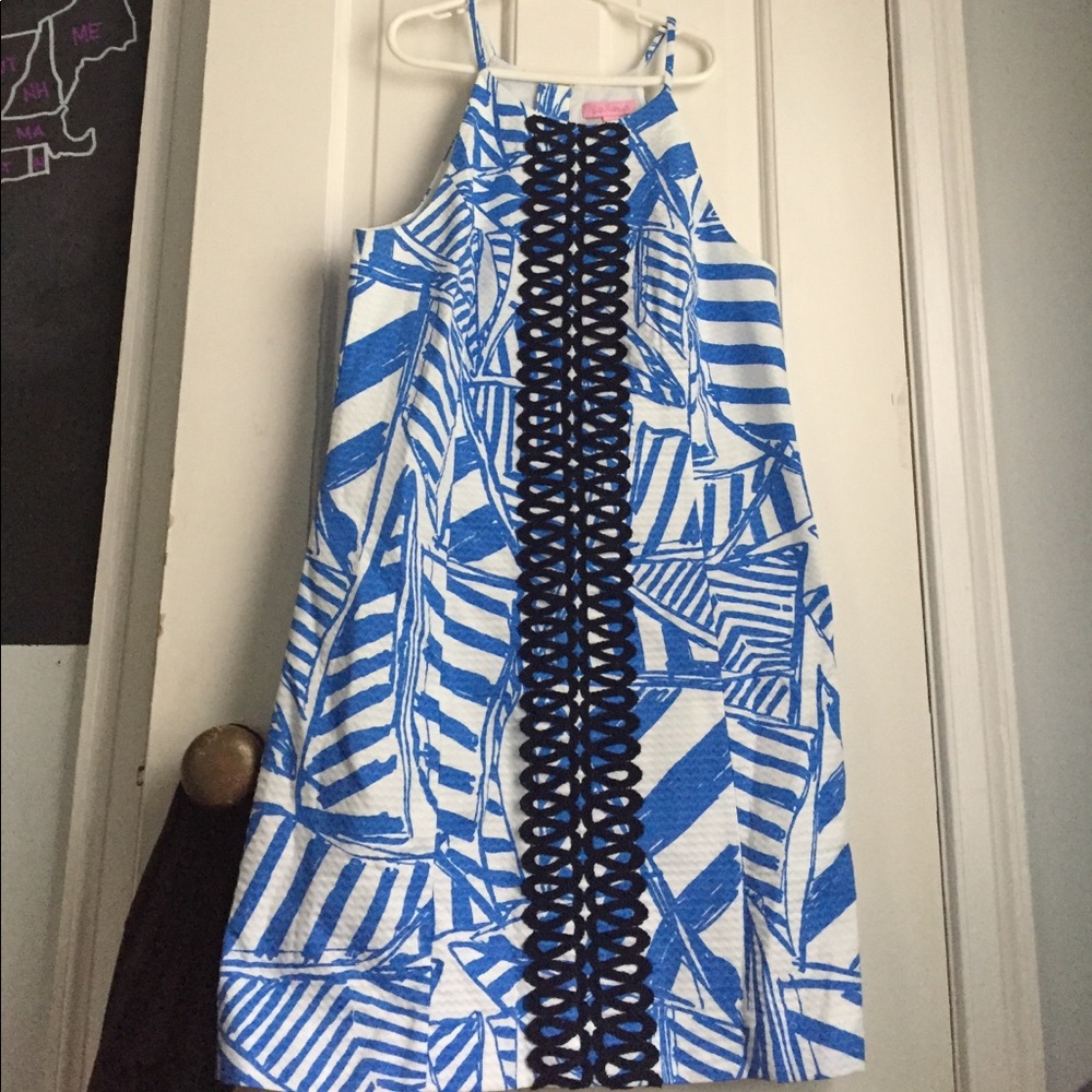 lilly pulitzer shift high neck tank top dress
