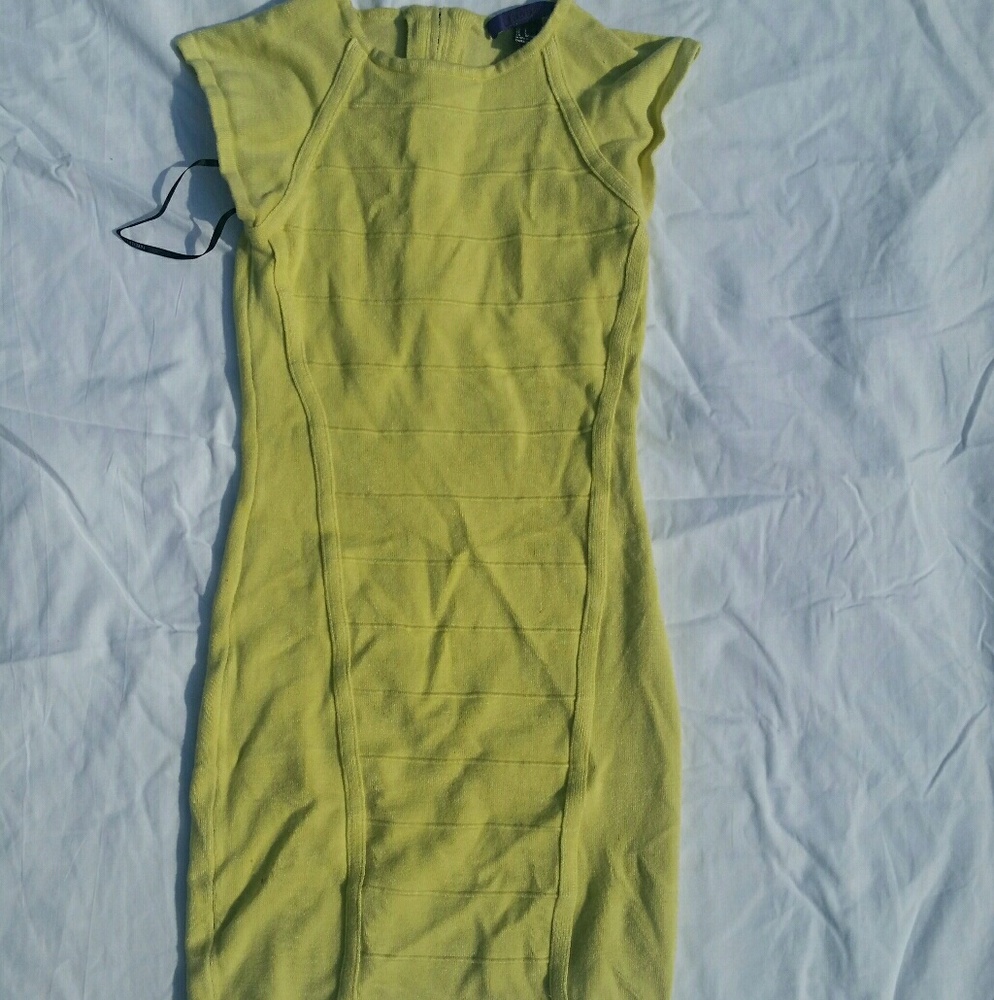Yellow Bodycon Dress