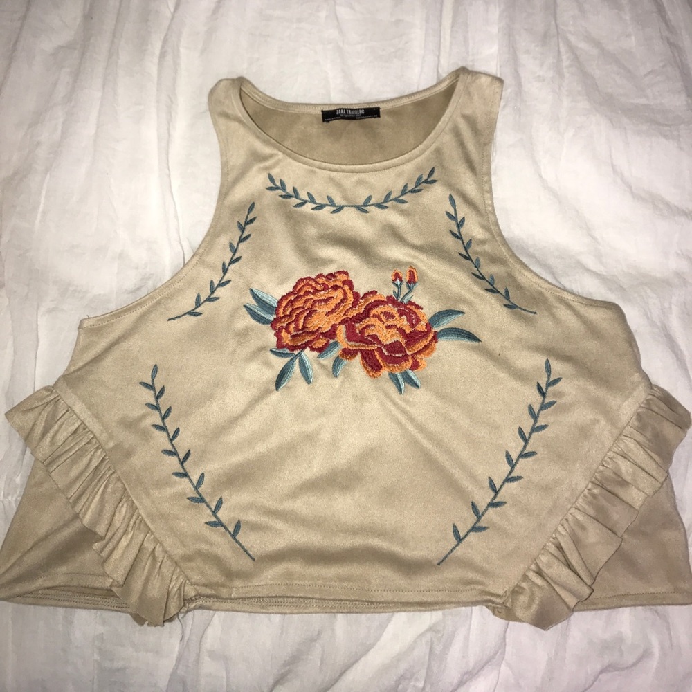 Suede tank