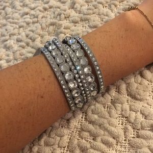 Swarovski wrap bracelet