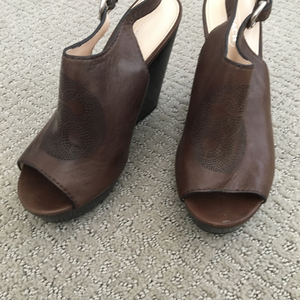 Coach Wedges Size 7