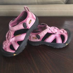 Girls Pink Keen Sandals