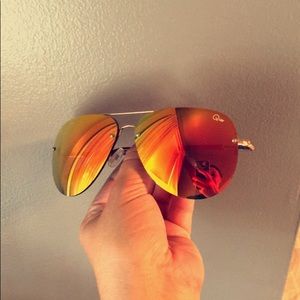 Quay x Amanda Muse sunglasses (red/orange)