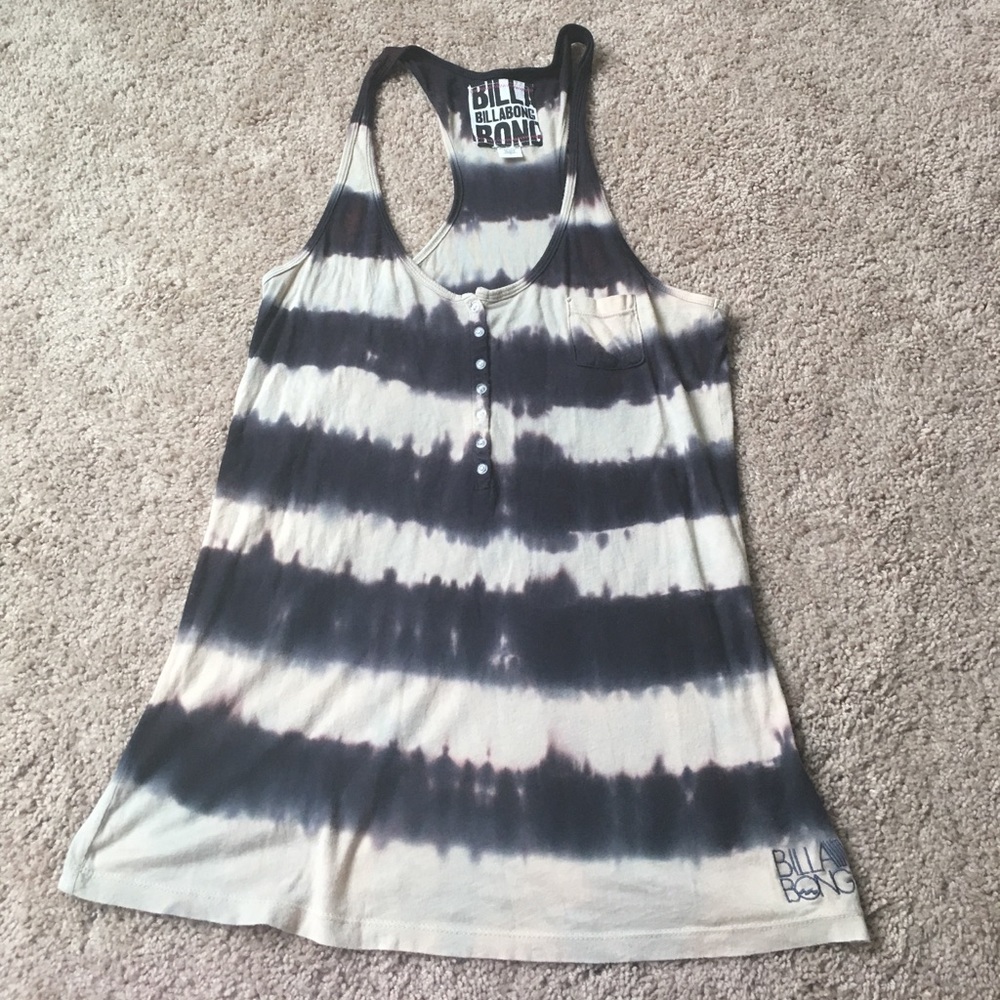 Billabong button down pocket tank top!