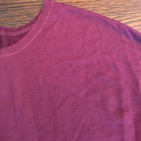 Marshalls Maroon Comfy, Flowy top - Picture 2 of 4
