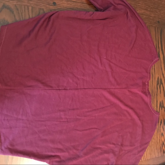 Marshalls Maroon Comfy, Flowy top - Picture 4 of 4