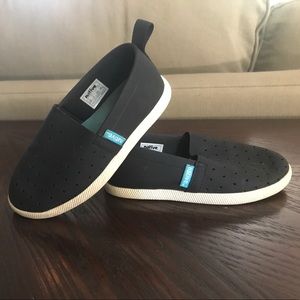 Black Native Slip-Ons