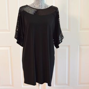 Black Sequin Tunic