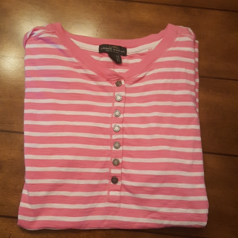 SIZE LARGE LAUREN JEANS CO. TOP