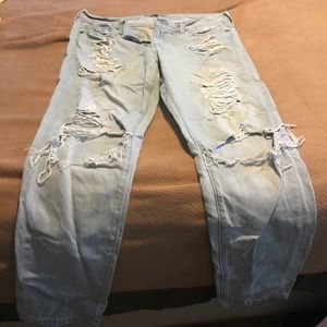 Distressed Abercrombie & Fitch Jeans