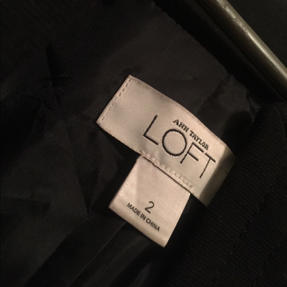 LOFT cute blazer type thing black not faded