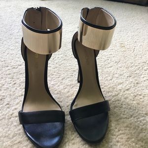 GUC Bebe Gold Cuff Heels