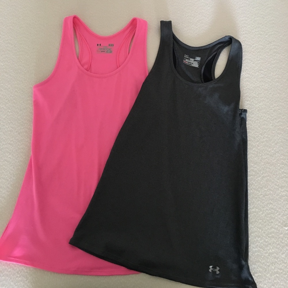 UNDER ARMOUR WORKOUT TANK TOPS (2)