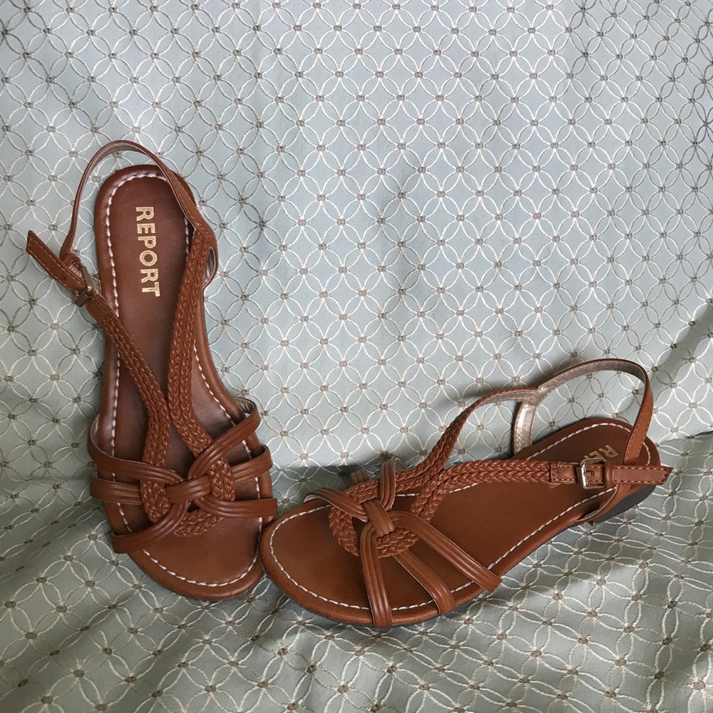 Tan sandals