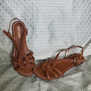 Tan sandals