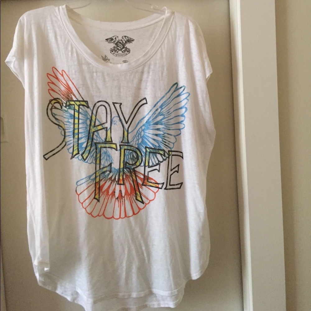 Stay free tissue tee