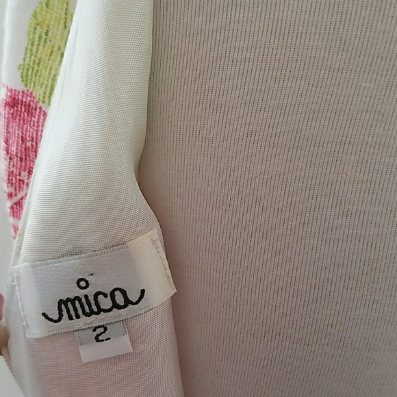 Linen Floral Dress - Picture 5 of 7