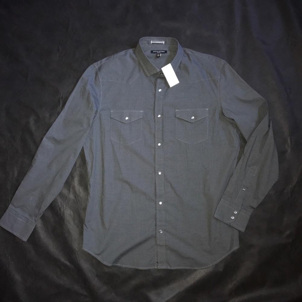 NWT - Banana Republic Men's Western-Style Shirt