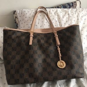 Gently Used Michael Kors Checkered Bag