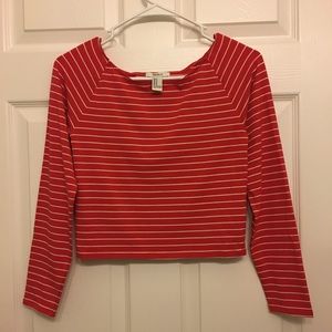 Forever 21 Red Striped Shirt