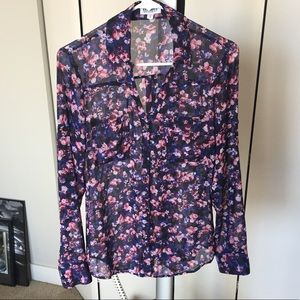 Flowered Express Portofino Top - size S