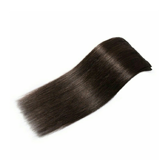 Dark brown clip ins